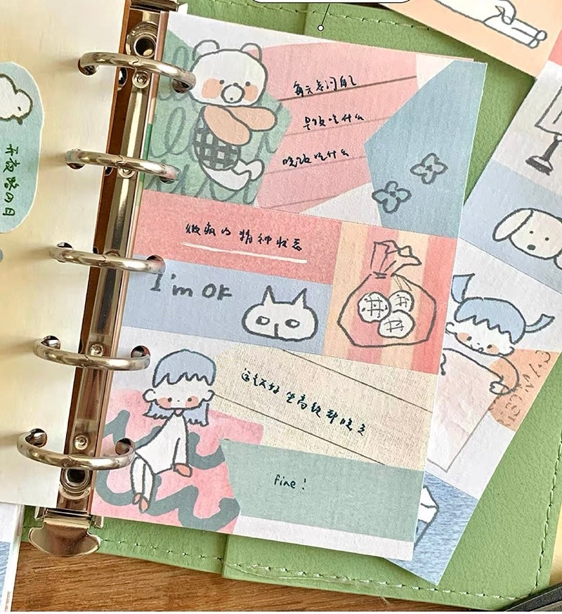 NEW! Molinta - Collage | Perforated | 40 Sheets Memo Pad | Ephemera Paper