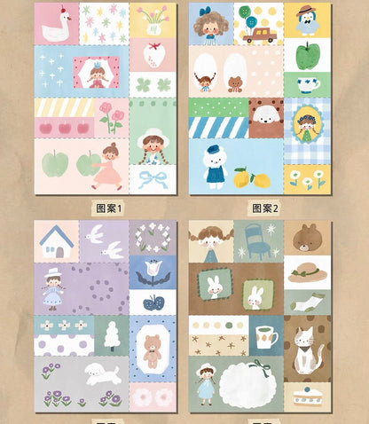 NEW! Molinta - Collage | Perforated | 40 Sheets Memo Pad | Ephemera Paper