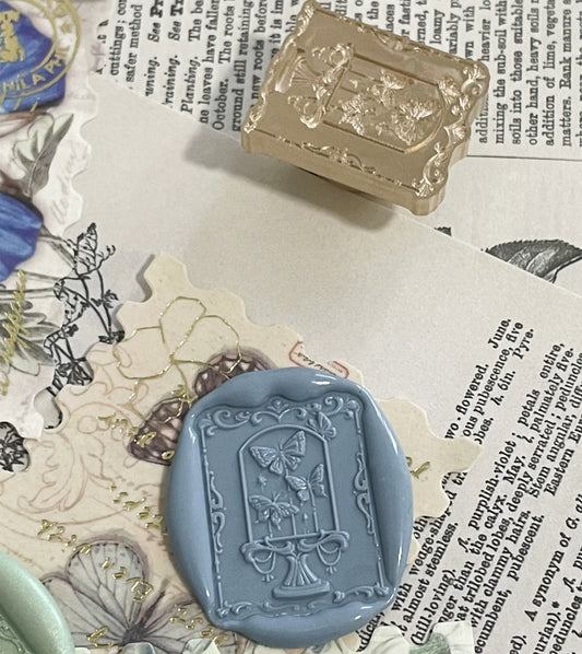 NEW! YHXJ - Butterflies | Wax Seal Stamp | With Handle