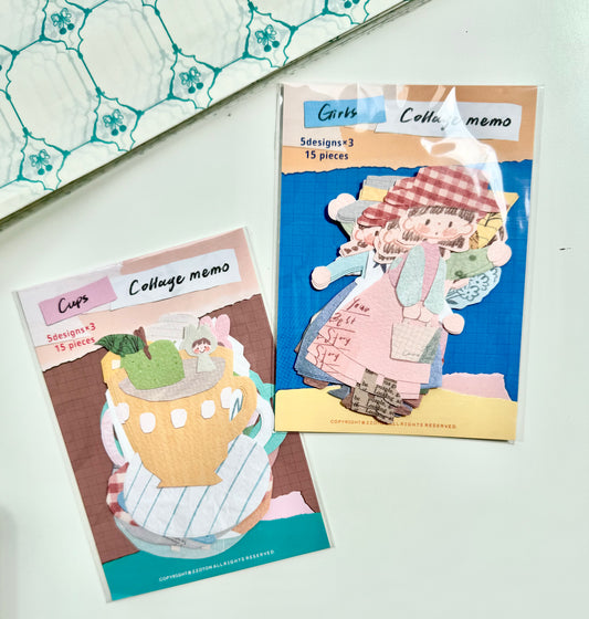 NEW! Molinta - Collage Memo | 15pcs Ephemera Paper