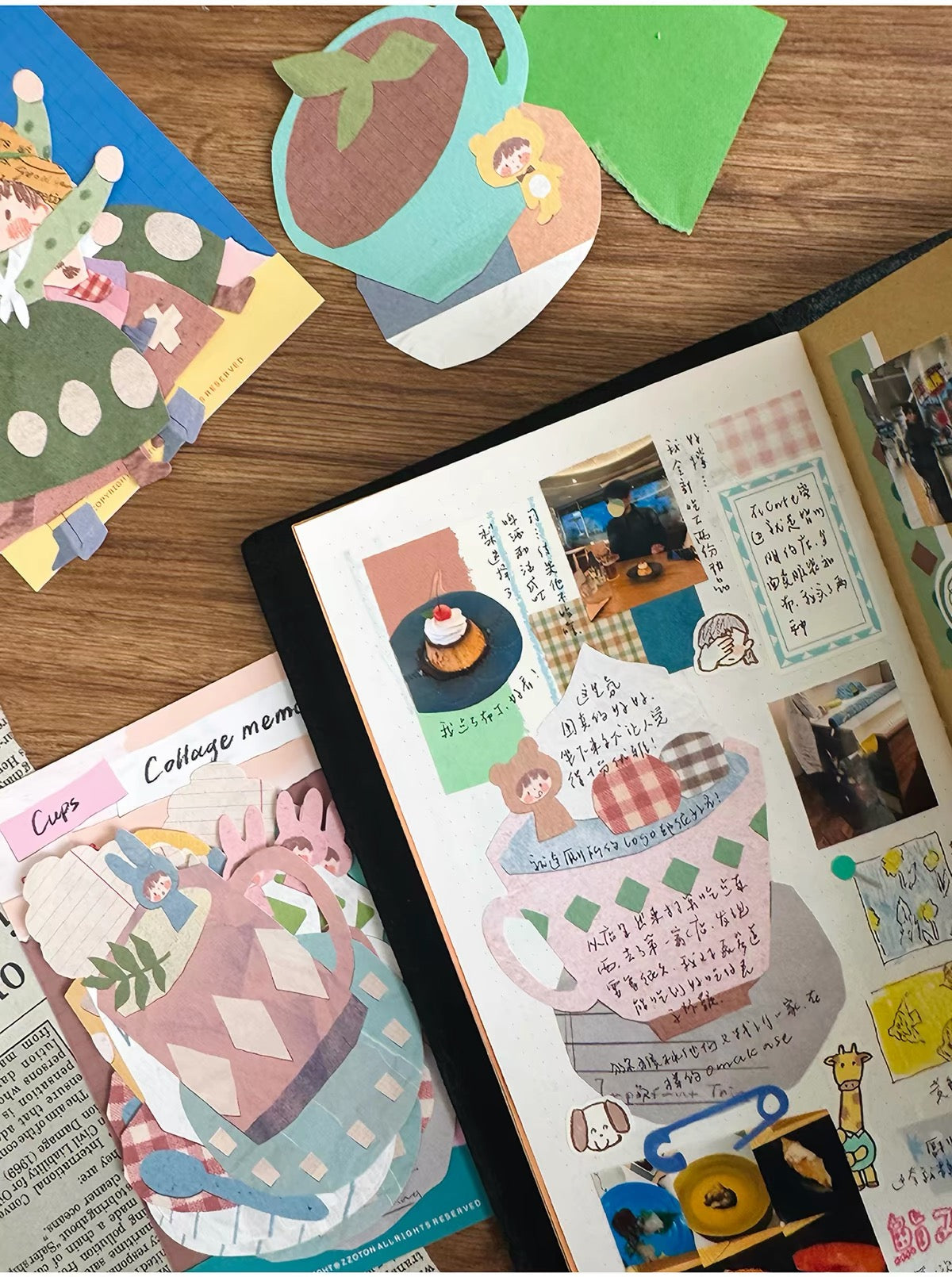 NEW! Molinta - Collage Memo | 15pcs Ephemera Paper