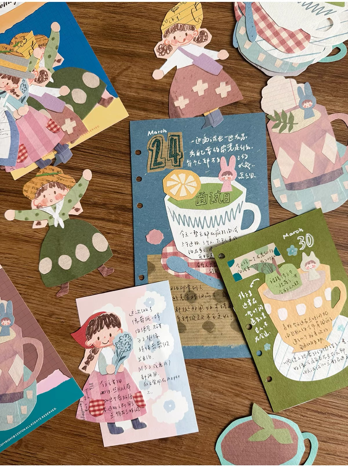 NEW! Molinta - Collage Memo | 15pcs Ephemera Paper