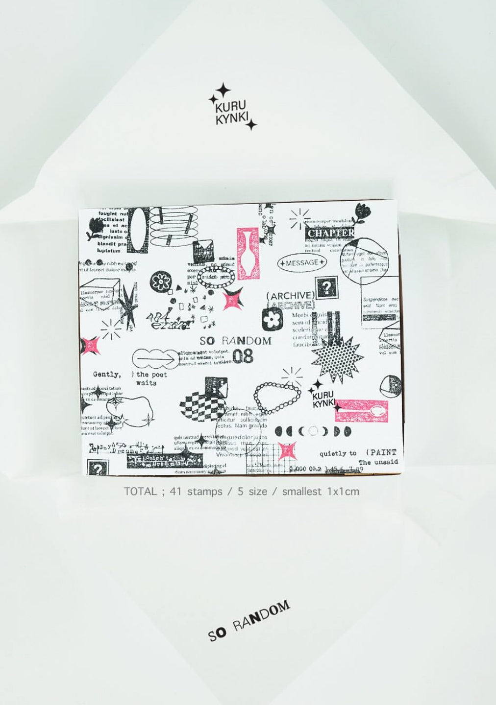 NEW! Kurukynki - So Random | Rubber Stamp Sets