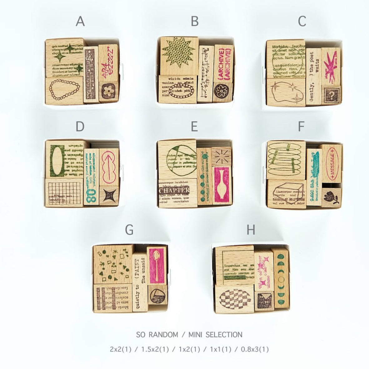 NEW! Kurukynki - So Random | Rubber Stamp Sets
