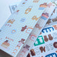 NEW! Lazy Home X Ranmyu | Standard Size | 60P | TN Release Paper Book | Journaling Accessories