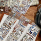 NEW! 3 Little Cat - Vintage Detective Agency | Kiss-cut | 5cm PET Tape |  Release Paper | 5M