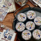 NEW! 3 Little Cat - Vintage Detective Agency | Kiss-cut | 5cm PET Tape |  Release Paper | 5M