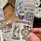 NEW! 3 Little Cat - Vintage Detective Agency | Kiss-cut | 5cm PET Tape |  Release Paper | 5M