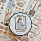 NEW! Cozyroom - Bakery | Kiss-cut | 5cm PET Tape |  Release Paper | 5M