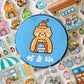 NEW! Raccoon House -  Shaved Ice | Kiss-cut | 7cm Synthetic Paper Tape |  Release Paper | 3M