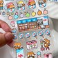 NEW! Raccoon House -  Shaved Ice | Kiss-cut | 7cm Synthetic Paper Tape |  Release Paper | 3M