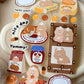 NEW! Cream Mouse - Picnic Polaroid | Kiss-cut | 7cm Synthetic Paper Tape |  Release Paper | 3M