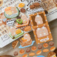 NEW! Cream Mouse - Picnic Polaroid | Kiss-cut | 7cm Synthetic Paper Tape |  Release Paper | 3M