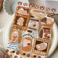 NEW! Cream Mouse - Picnic Polaroid | Kiss-cut | 7cm Synthetic Paper Tape |  Release Paper | 3M