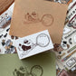 NEW! 3 Little Cat - Vintage Detective Agency | 5pcs Rubber Stamp Set
