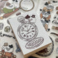 NEW! 3 Little Cat - Vintage Detective Agency | 5pcs Rubber Stamp Set