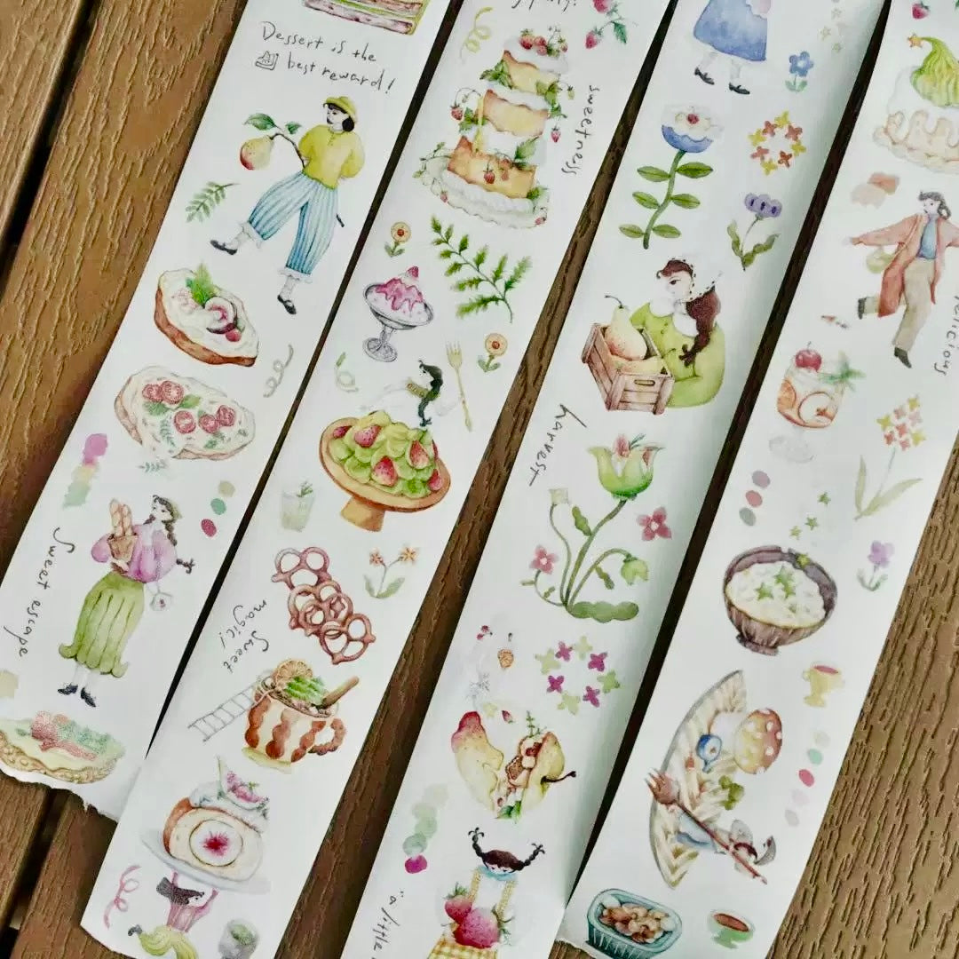 NEW! Muzishan Studio - Sweetness | Kiss-cut | 4.5cm Tape | Release Paper | 5.65M