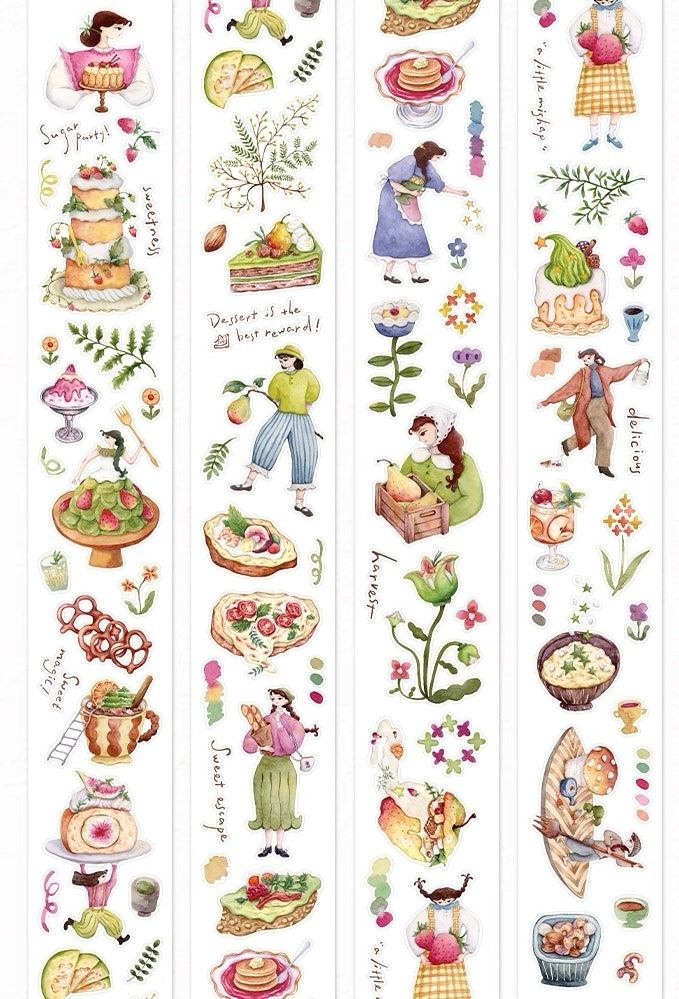 NEW! Muzishan Studio - Sweetness | Kiss-cut | 4.5cm Tape | Release Paper | 5.65M