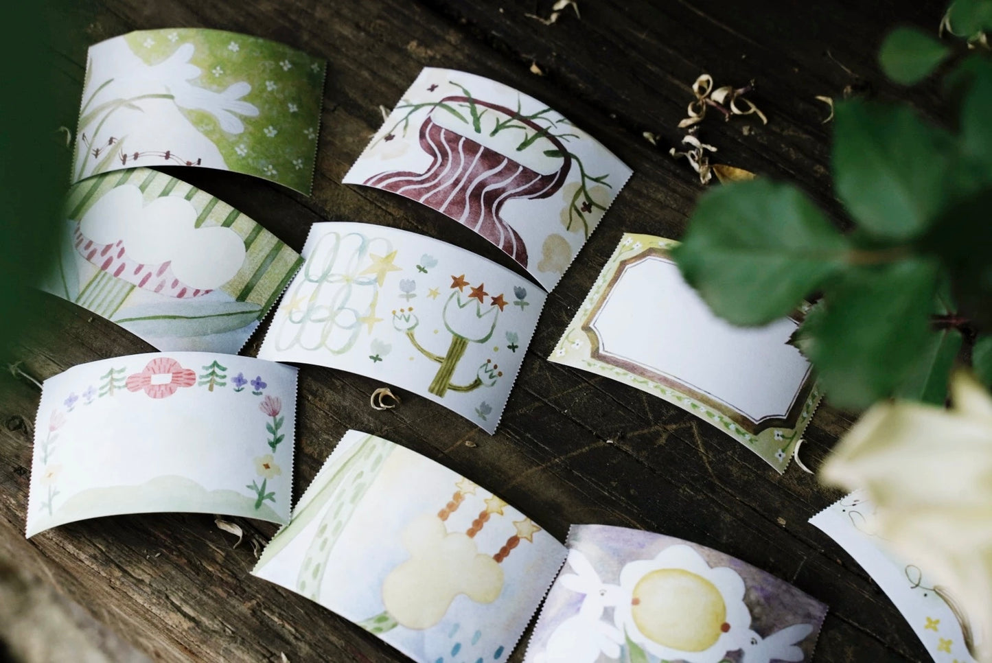 NEW! Muzishan Studio - Floral Brook | Tear-Off | 4cm Paper Tape | Release Paper | 4M