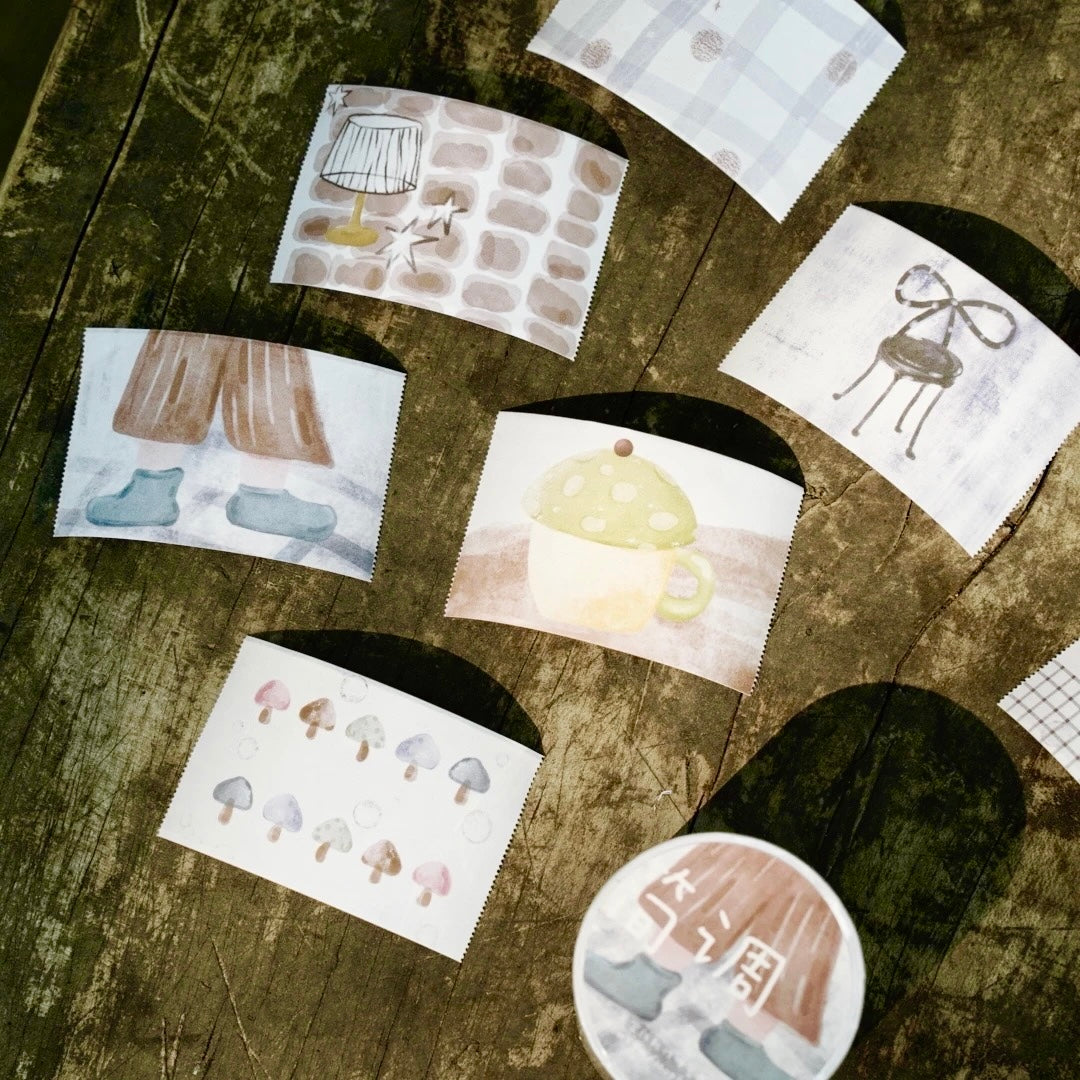 NEW! Muzishan Studio - Quiet Mood | Tear-Off | 4cm Paper Tape | Release Paper | 4M
