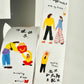 NEW! Two Raccoons X Seven - Every Little Moment | 4cm Kiss-cut Washi Tape |  Release Paper | 5M