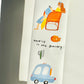 NEW! Two Raccoons X Seven - Every Little Moment | 4cm Kiss-cut Washi Tape |  Release Paper | 5M