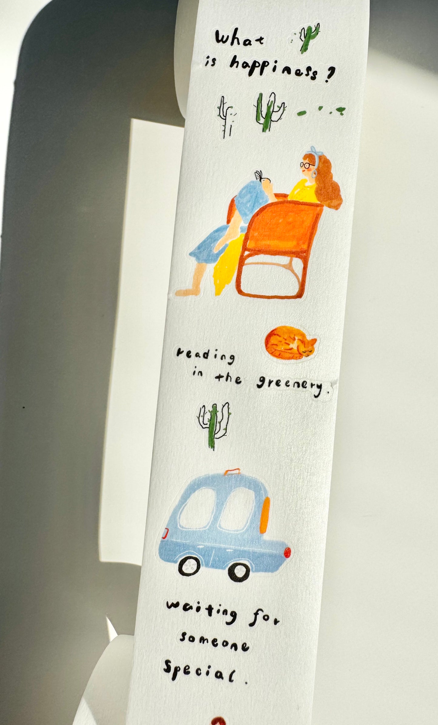 NEW! Two Raccoons X Seven - Every Little Moment | 4cm Kiss-cut Washi Tape |  Release Paper | 5M