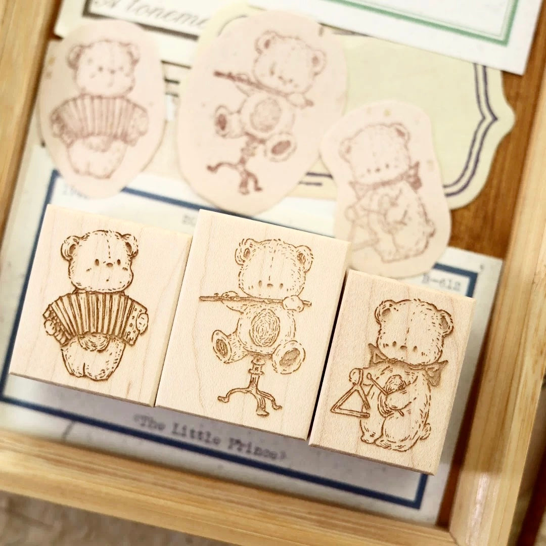 NEW! Miao Fu Shop - Starlight Musician | 11pcs Stamp Set | Rubber Stamp