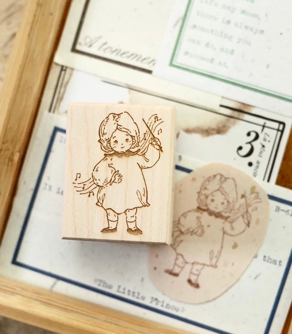 NEW! Miao Fu Shop - Starlight Musician | 11pcs Stamp Set | Rubber Stamp