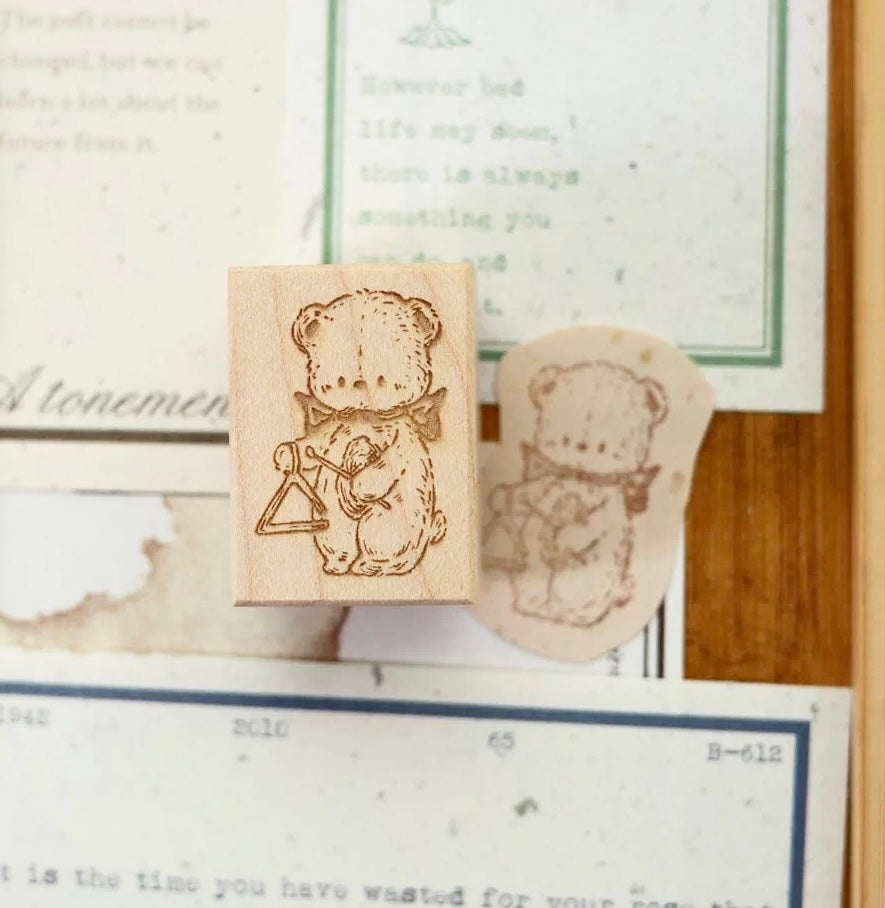 NEW! Miao Fu Shop - Starlight Musician | 11pcs Stamp Set | Rubber Stamp