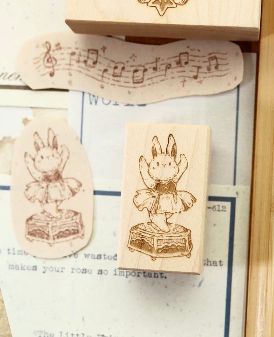 NEW! Miao Fu Shop - Starlight Musician | 11pcs Stamp Set | Rubber Stamp