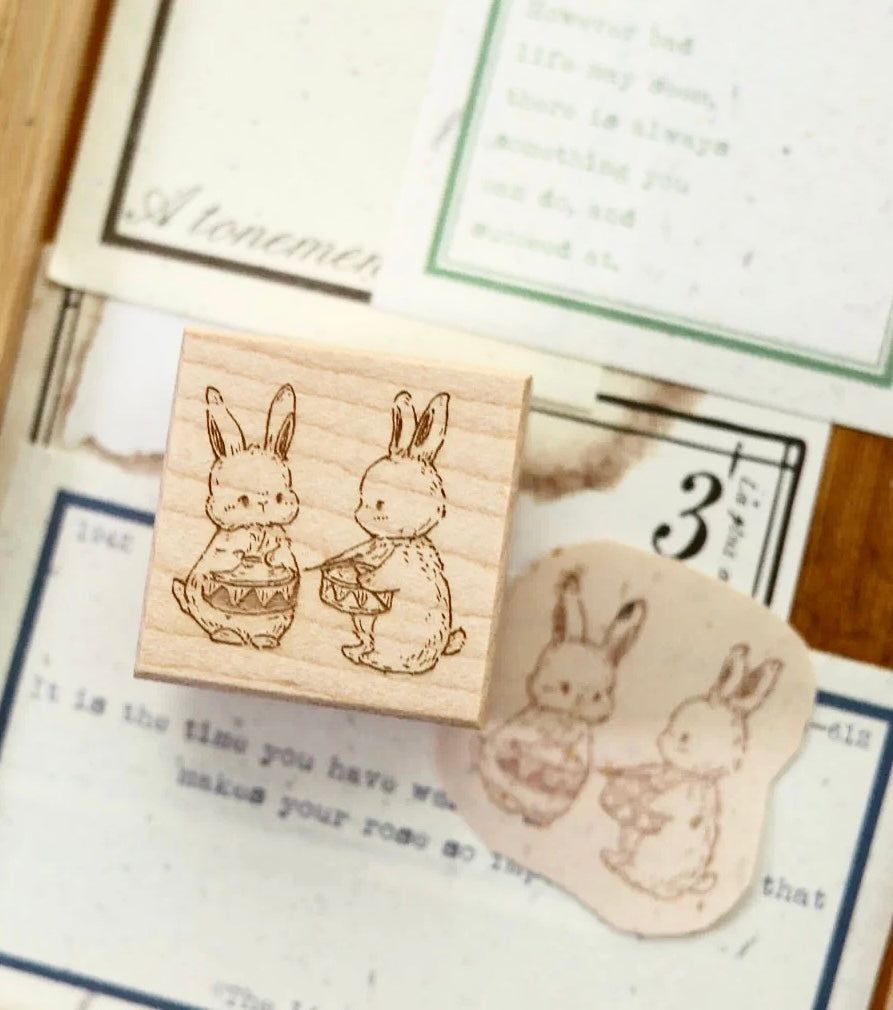 NEW! Miao Fu Shop - Starlight Musician | 11pcs Stamp Set | Rubber Stamp