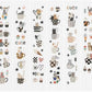 20Sui Studio | Just Meow | Kiss-cut | Star Sparkle Film | 3cm Washi Tape | Release Paper | 5M