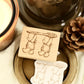 NEW! Miao Fu Shop - Baking Diary - Little Bear's Kitchen | 9pcs Stamp Set | Rubber Stamps