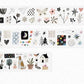 20Sui Studio | Zhi Mian Lab | Kiss-cut | 5cm glitter PET Tape | Release Paper | 5M