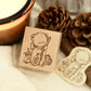 NEW! Miao Fu Shop - Baking Diary - Little Bear's Kitchen | 9pcs Stamp Set | Rubber Stamps