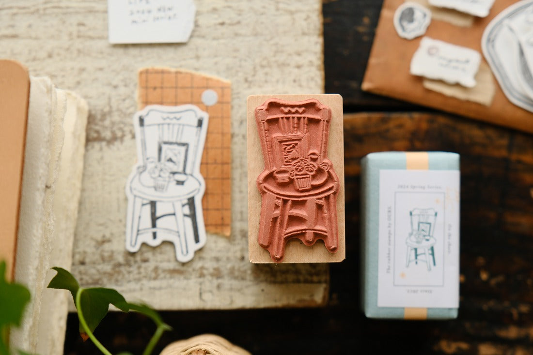 OURS - On The Chair | Rubber Stamps