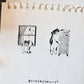 Two Raccoons - Everyday Cat Drama | Wooden Box | 4pcs Rubber Stamp Set