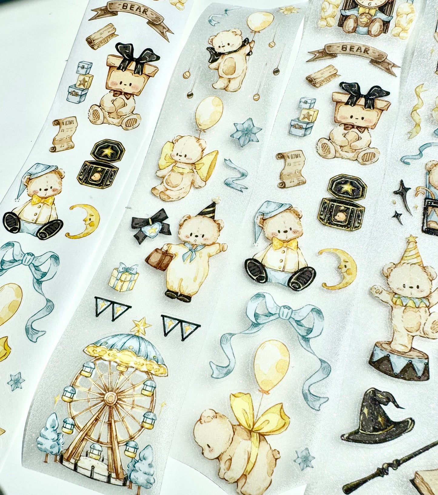 NEW! Miao Fu Studio - Starlight Playground | Kiss-cut | 4.5cm Tape | Release Paper | 5M