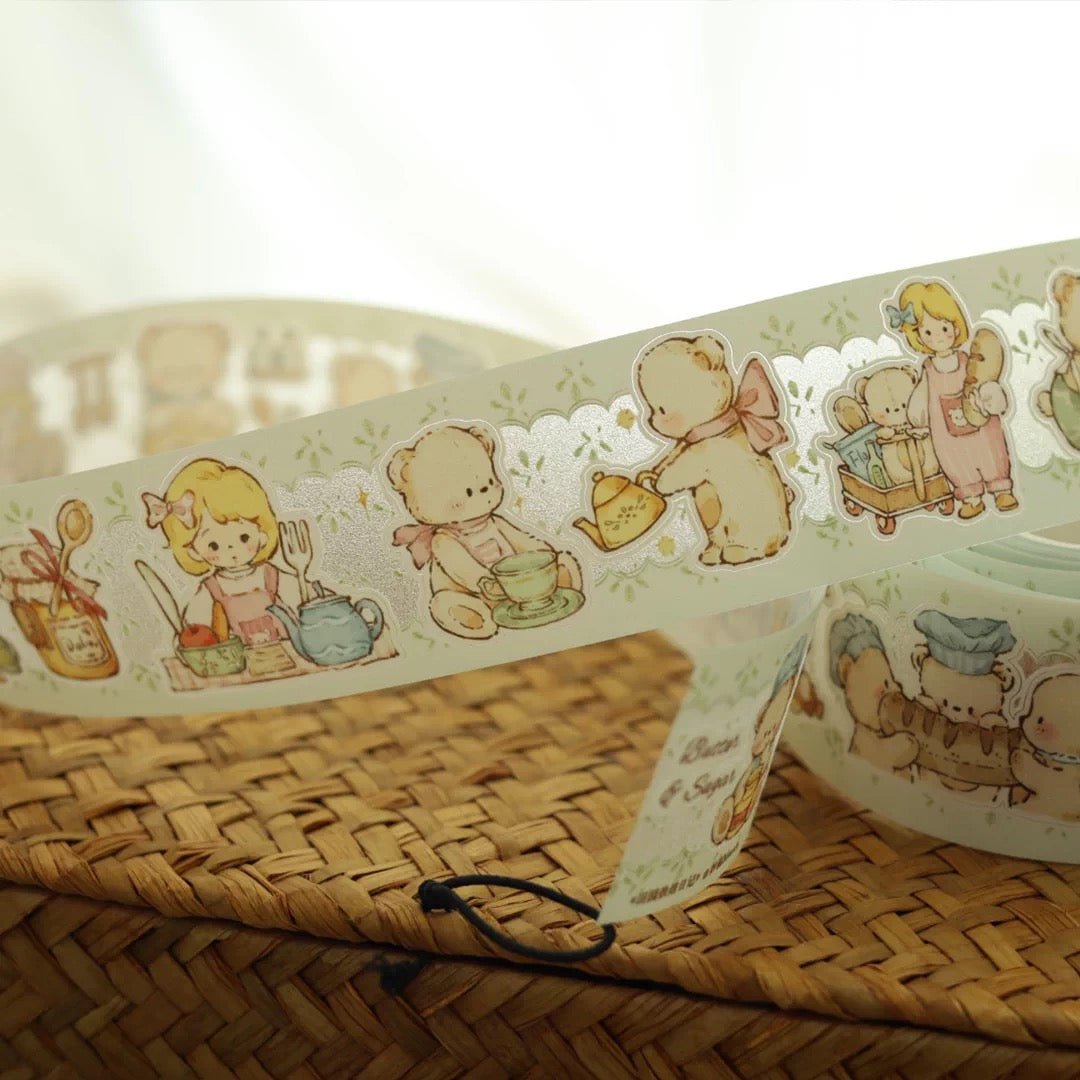 NEW! Miao Fu Studio - Cottage Baking Diary | Kiss-cut | 4.5cm Tape | Release Paper | 5.25M
