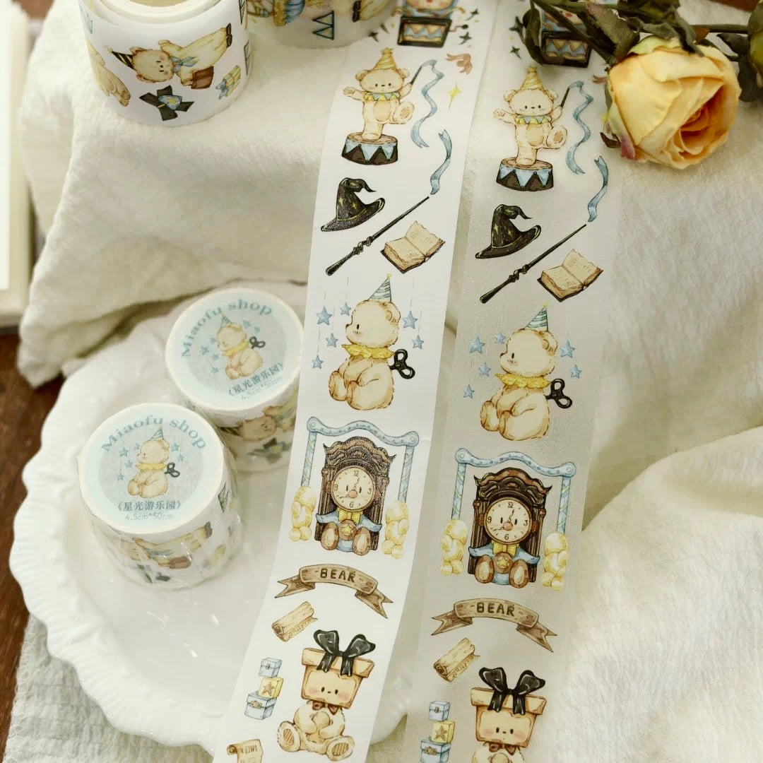 NEW! Miao Fu Studio - Starlight Playground | Kiss-cut | 4.5cm Tape | Release Paper | 5M