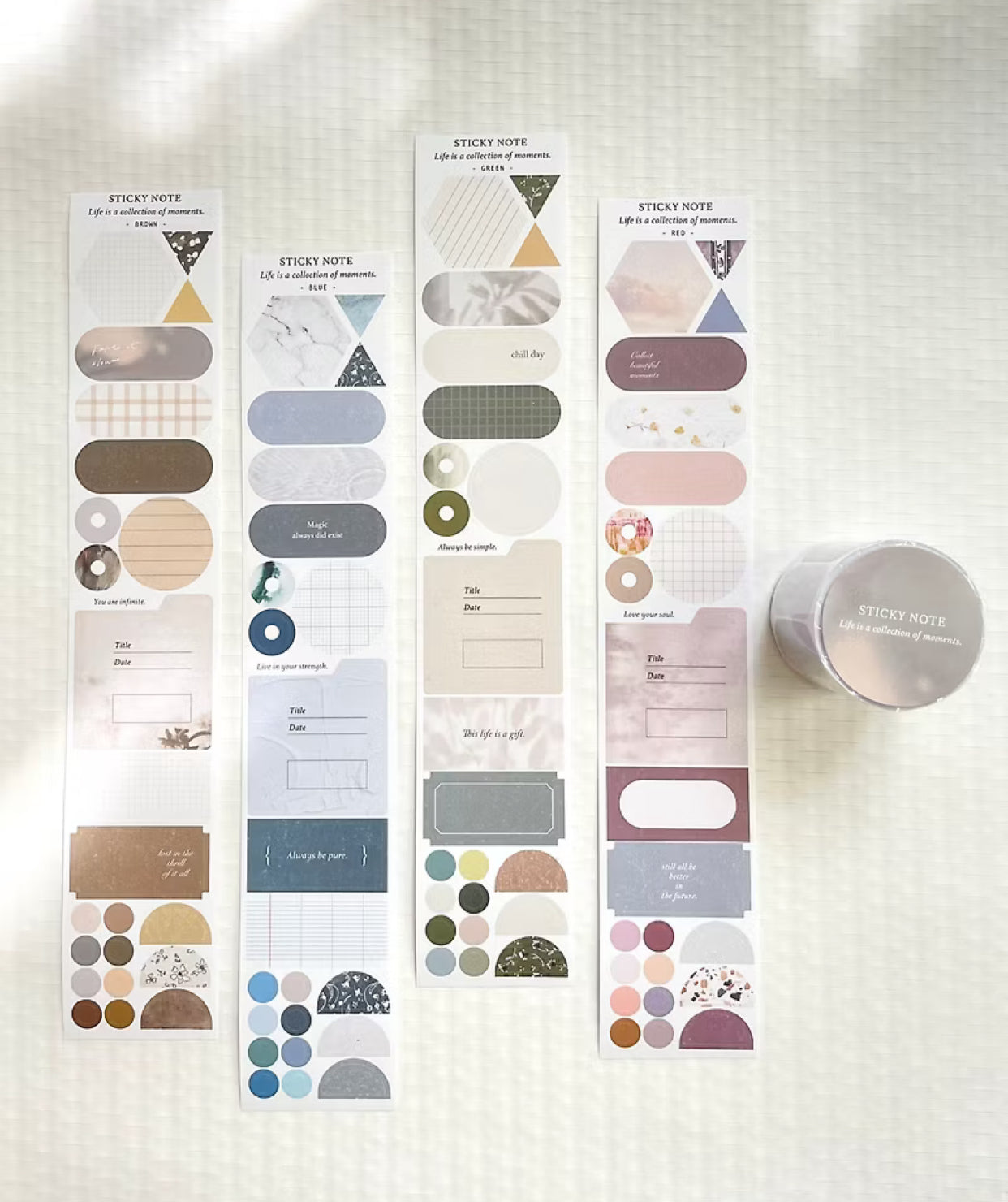 Pion Sticky Note 4.5cm Paper Tape Die Cut Release Paper 5M Emma Stationery Haul