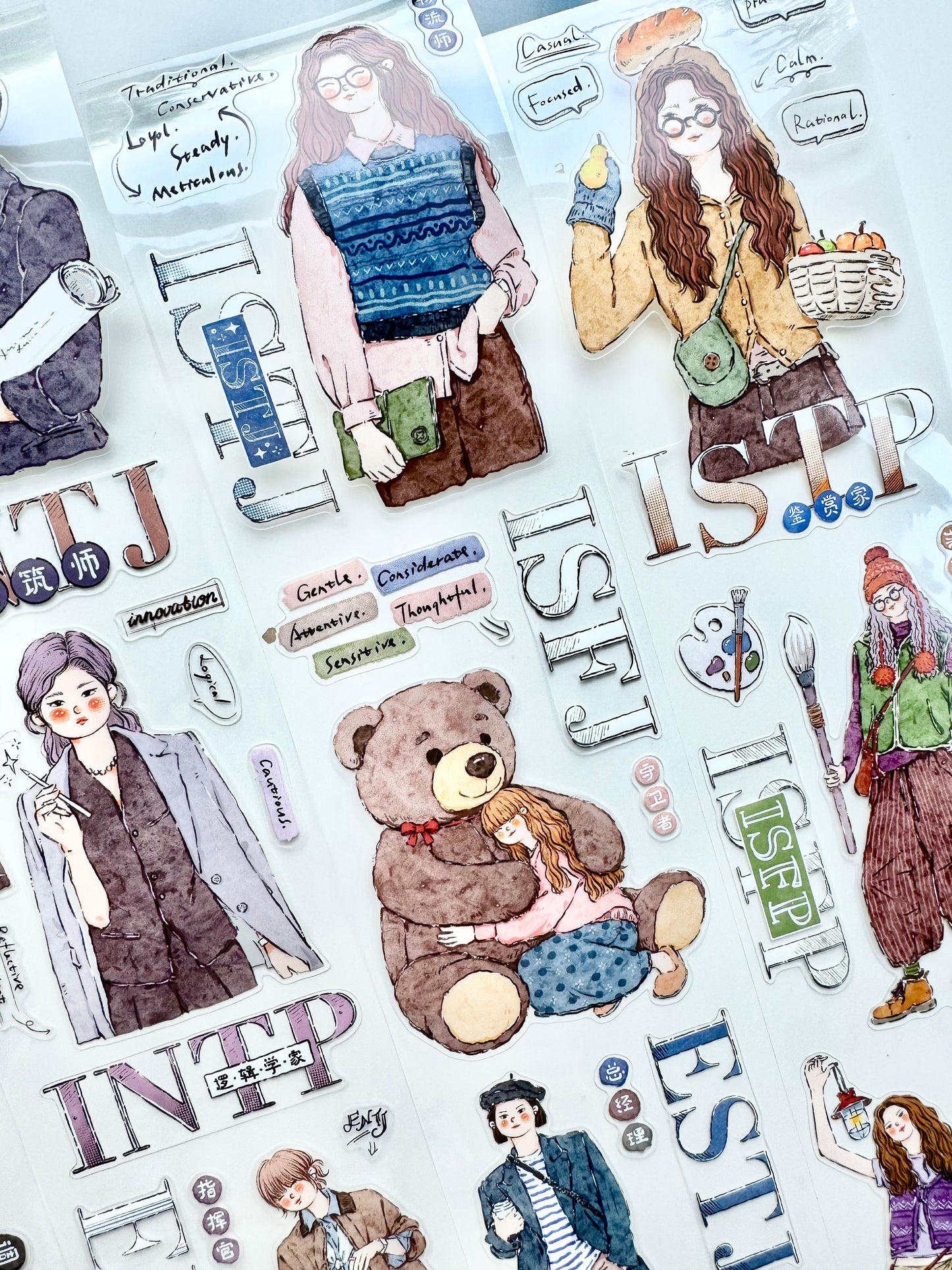 NEW! The Bagel - MBTI | Kiss-cut | 7cm Tape | Release Paper | 4.8M