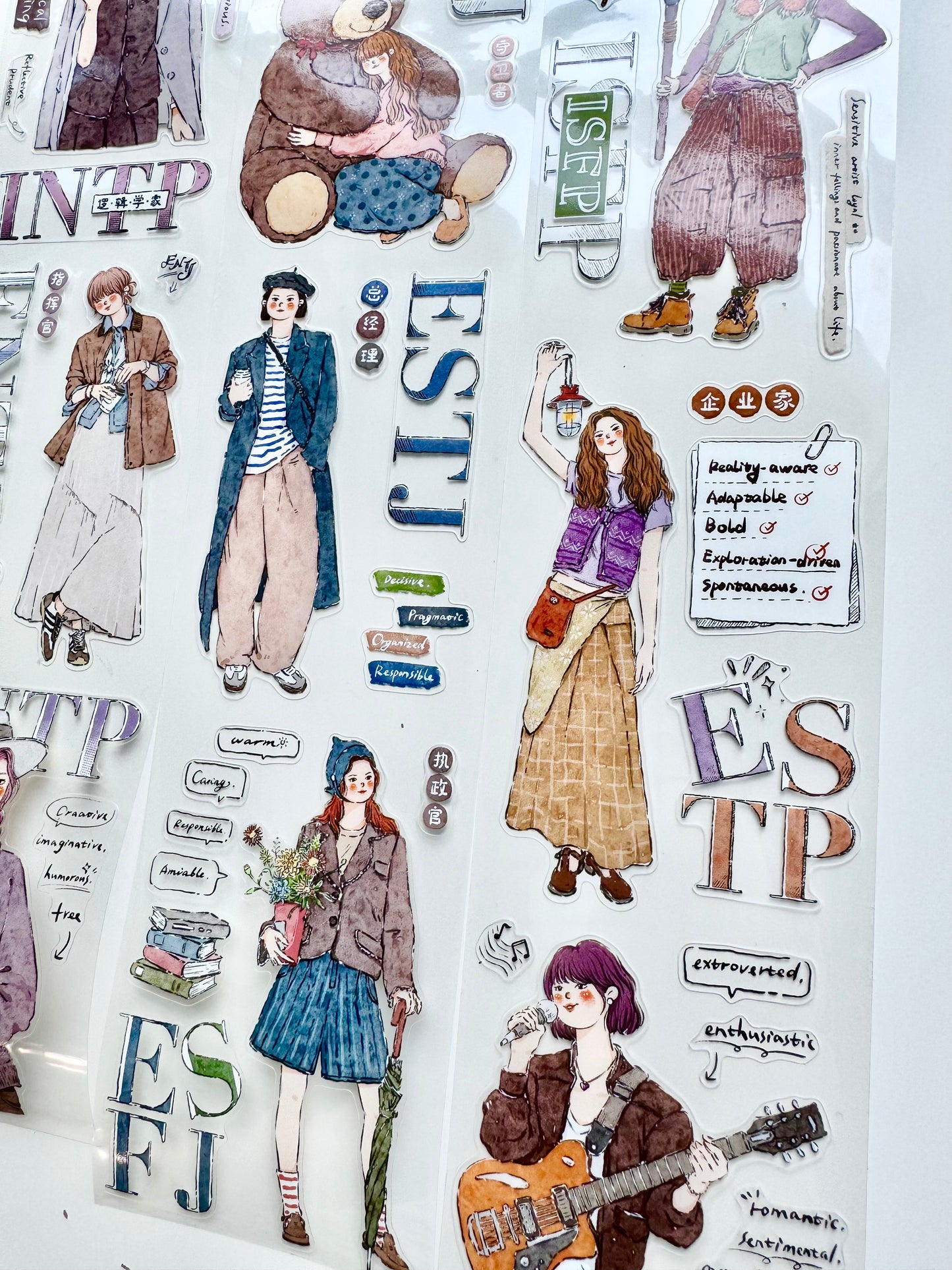 NEW! The Bagel - MBTI | Kiss-cut | 7cm Tape | Release Paper | 4.8M