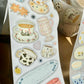 Lu Yu Studio - Mini Cups | Kiss-cut | 6cm Glitter Tape | Release Paper | 5M