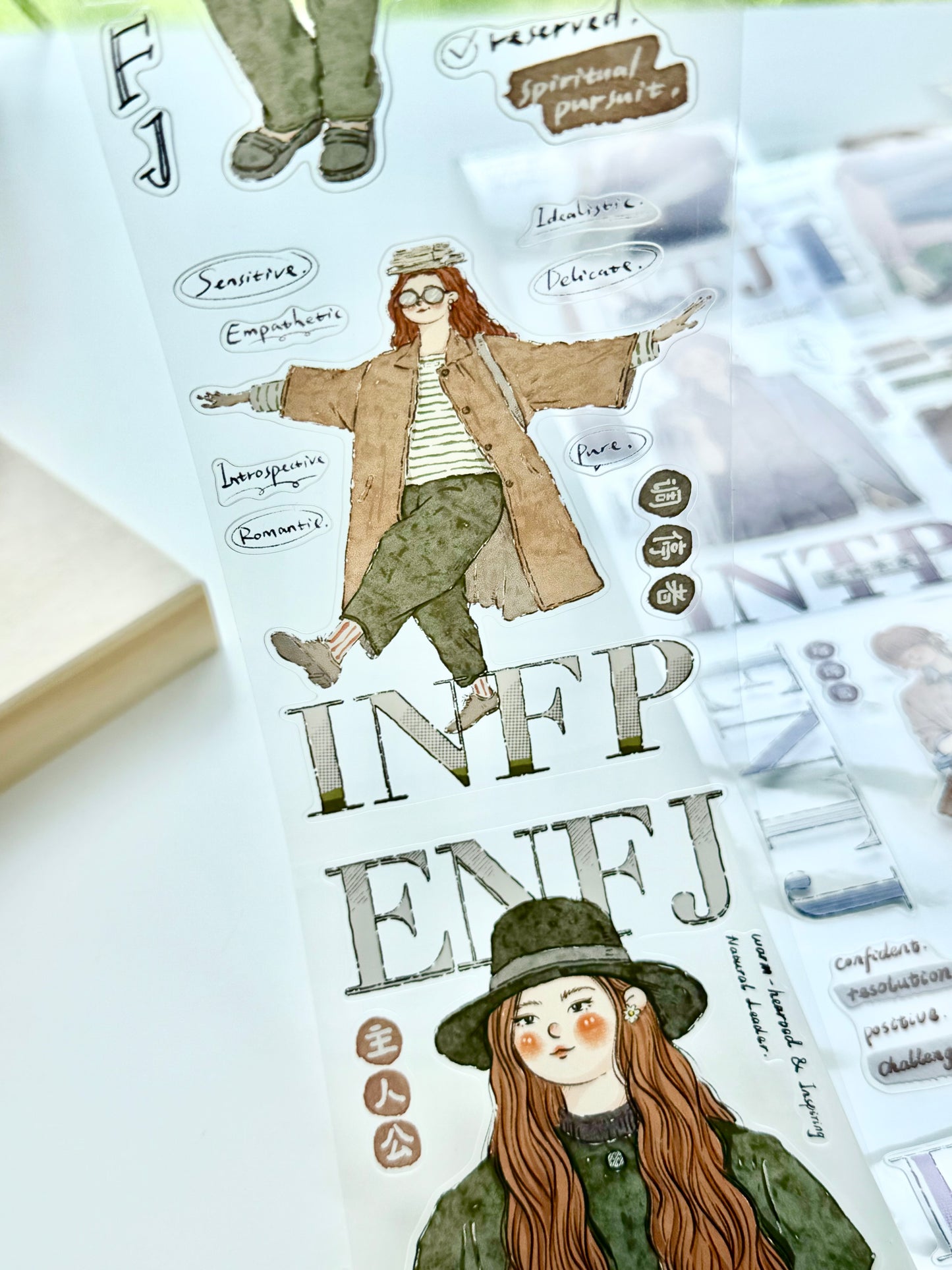NEW! The Bagel - MBTI | Kiss-cut | 7cm Tape | Release Paper | 4.8M