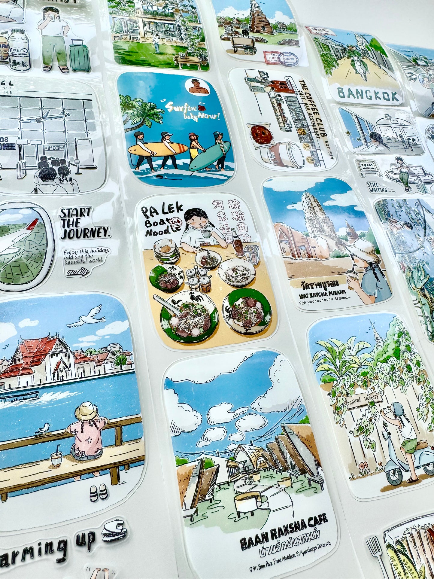 NEW! The Bagel - Journey To Thailand | Kiss-cut | 6cm Tape | Release Paper | 5M