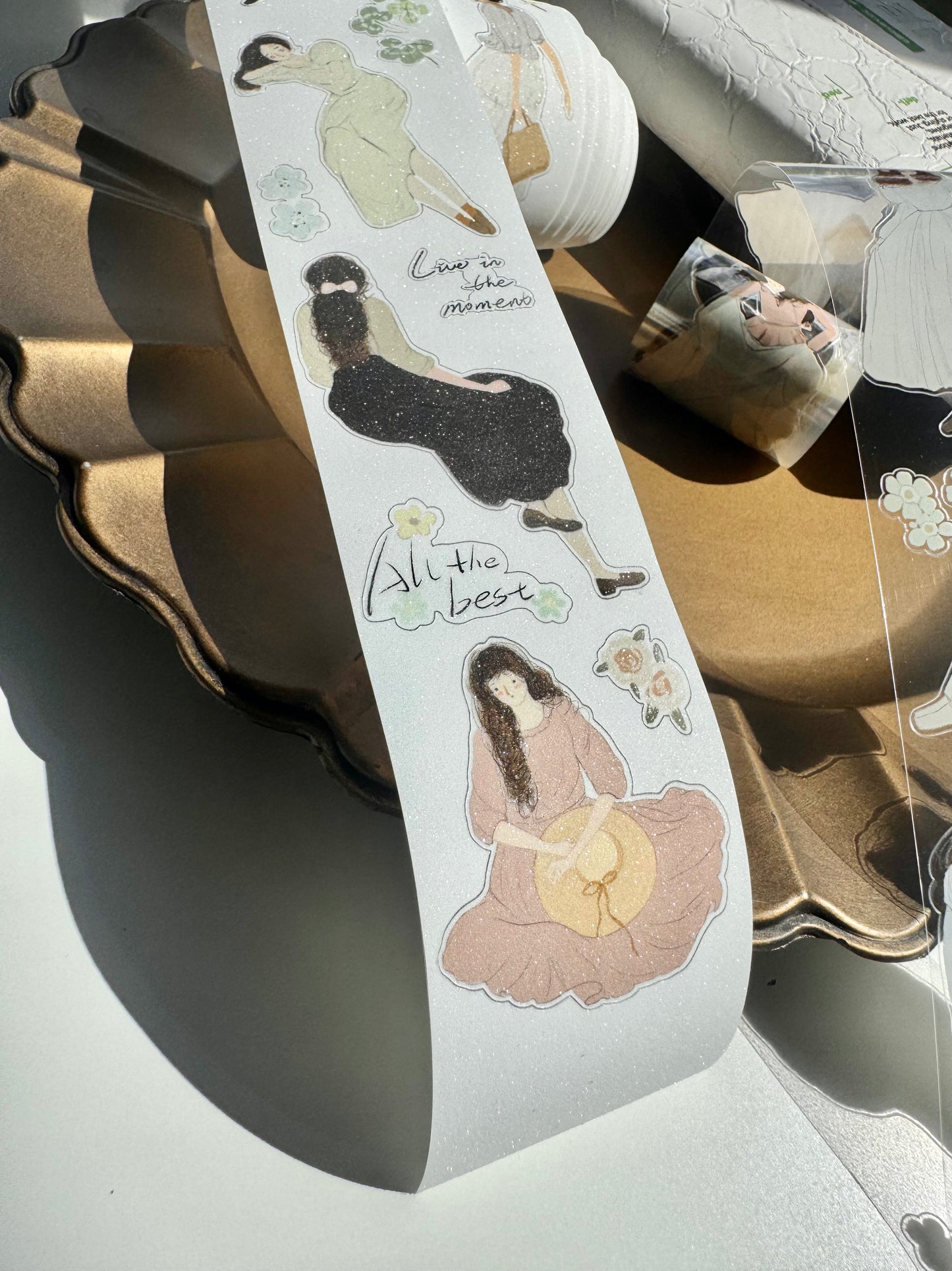 Lu Yu Studio -Little Break | Kiss-cut | 5cm Tape | Release Paper | 5M