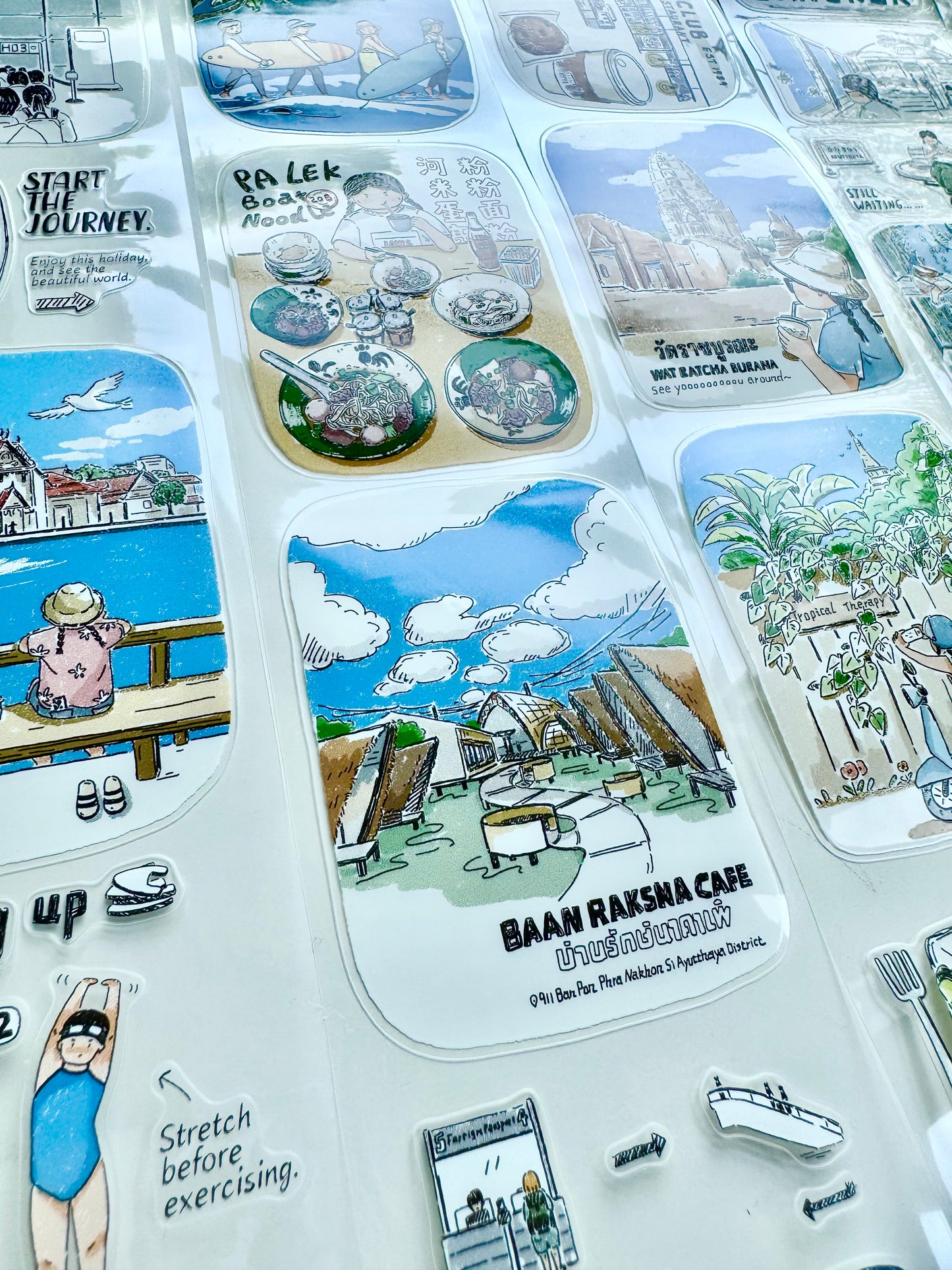 NEW! The Bagel - Journey To Thailand | Kiss-cut | 6cm Tape | Release Paper | 5M