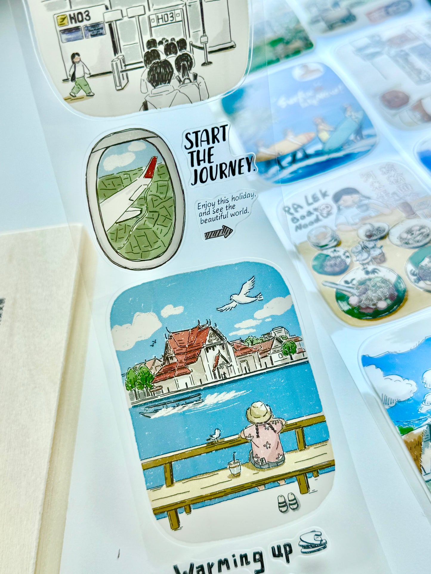 NEW! The Bagel - Journey To Thailand | Kiss-cut | 6cm Tape | Release Paper | 5M